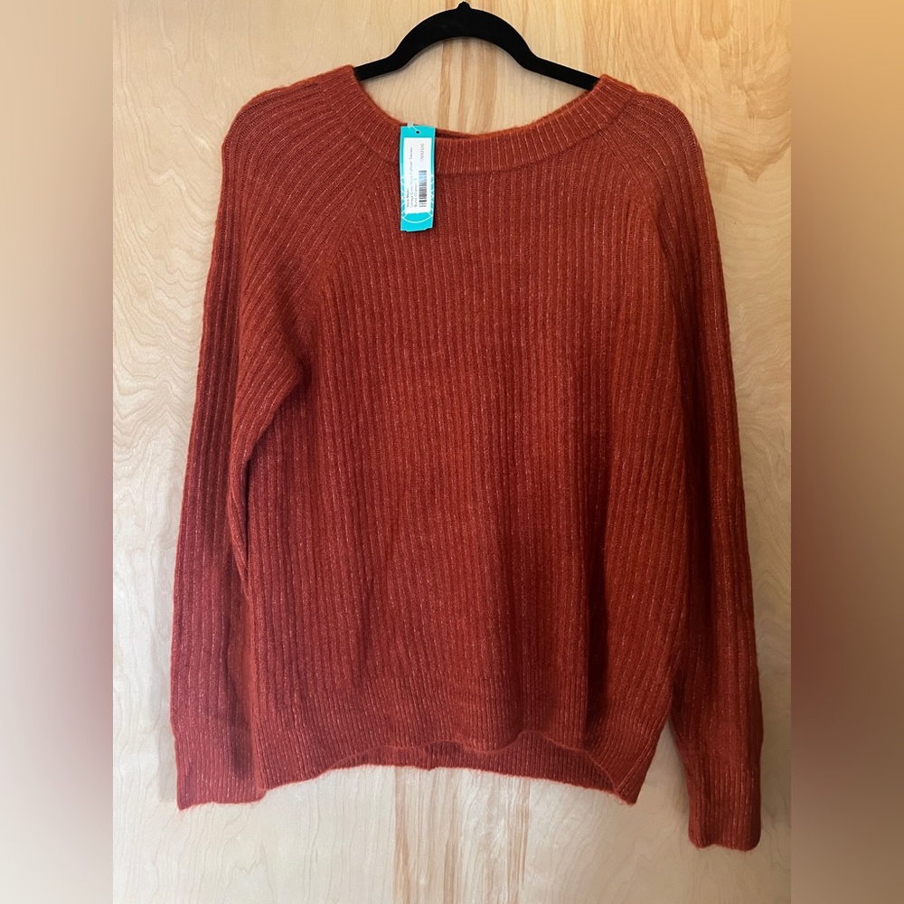 Burnt Orange Cozy Sweater